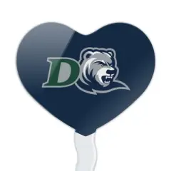 Drew University Primary Logo Heart Love Cupcake Picks Toppers Decoration Set of 6