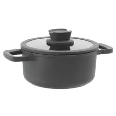 BergHOFF Stone Non-stick Stockpot, Glass Lid