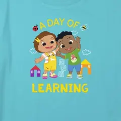 Girl's Cocomelon A Day of Learning Crop Top T-Shirt
