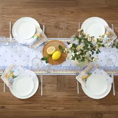 Capri Lemon Table Runner - Multicolor - 13x70 - Elrene Home Fashions