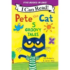 Pete the Cat: 5 Groovy Tales - (I Can Read Level 1) by  James Dean & Kimberly Dean (Paperback)