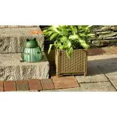 Ultimate Innovations 9.84" Wide 47pc Square Self-Watering Tower with Trellis 