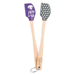 Tovolo Spatulart Mini Skeletons Spatulas, Set of 2