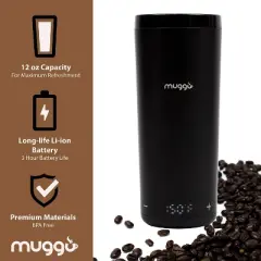 Muggo 2.0 Self-Heating Temperature Control Travel Mug - 12 oz Capacity