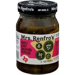Mrs Renfro's Sweet and Hot Jalapeno Peppers - Case of 6 - 16 oz