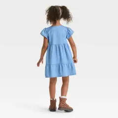Toddler Girls' Denim Dress - Cat & Jack&trade; Blue