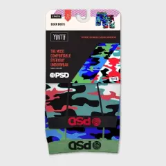 PSD Boys' 2pk Camo Boxer Briefs - Red