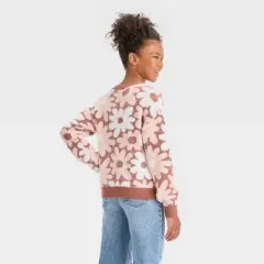 Girls' Fuzzy Pullover Sweater - art class&trade;