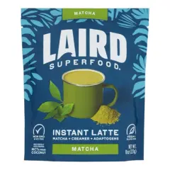 Laird Superfood Matcha Latte Mix - Case of 6/8 oz