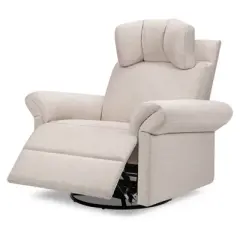 DaVinci Suzy Flex Swivel Recliner with Adjustable Arms & Headrest