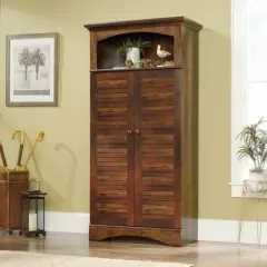 71" Harbor View Storage Cabinet Curado Cherry - Sauder
