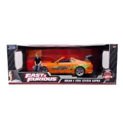 Fast & Furious 1:18 Scale Toyota Supra Die-cast Vehicle with Brian Figure