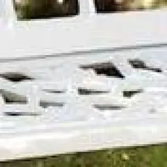 Grapevine Garden Bench in Powder-Coated Aluminum