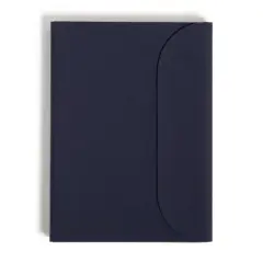 U Brands 7 Pockets Book Cloth Document Holder Mid Century Geo: Dark Blue File Organizer, Office Supplies, Letter Size