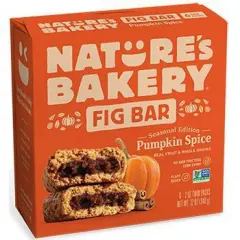 Nature's Bakery Pumpkin Spice Fig Bars - 12oz/6ct