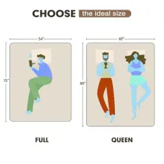 Costway 8'' Jacquard Mattress Gel Infused Memory Foam Medium Firm Bamboo Charcoal Queen\Full