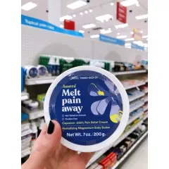 Asutra Melt Pain Away Natural Pain Relief Magnesium Capsaicin Body Butter - 7oz