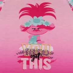 Girls' Dreamworks Trolls You Got This Poppy Nightgown Sleep Pajama Shirt Pink