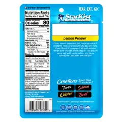 StarKist Tuna Creations Lemon Pepper Pouch - 2.6oz
