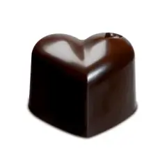 Silikomart Silicone Chocolate Mold: "Monamour" (Heart Shape) 15 Cavities