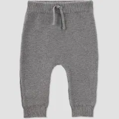 Carter's Just One&reg; You Baby Boys' 3pc Bear Fair Isle Sweater and Pants Set - Gray