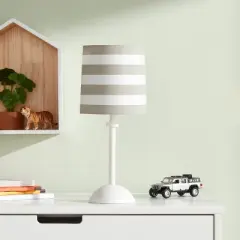 Striped Kids' Accent Lamp Gray - Pillowfort&trade;