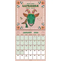Trends International 2026 Astrology 12"x12" Wall Calendar