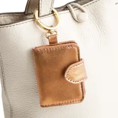 Vera Bradley Women's Outlet Leather Picture Frame Bag Charm