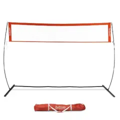 GoSports Freestanding Volleyball Training Net for Indoor our Outdoor Use - Instant Setup and Height Adjustable