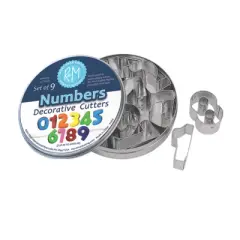 R&M International Numbers 18 Piece Cookie Cutter Set