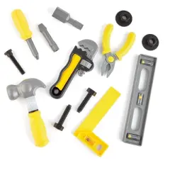 Kidoozie My First Tool Box, 14-Pieces, Pretend Play, Children Ages 3 and Up