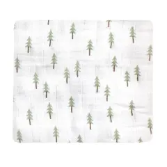 Hudson Baby Infant Boy Cotton Muslin Swaddle Blankets, Woodland 3-Pack, One Size