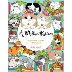 A Million Kittens - (Million Creatures to Color) by  Lulu Mayo (Paperback)