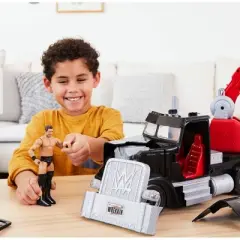 WWE Action Figure Vehicle Wrekkin' Rampage Rig Truck