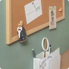 U Brands 6ct Wood Hook Push Pins