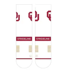 NCAA Oklahoma Sooners Premium Knit Crew Socks - White