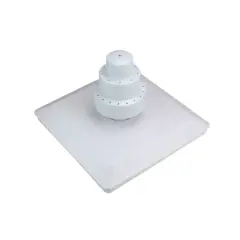 Pool Central 3-Tier Floating Grecian Pool Fountain with Connection Kit 11.75" - White
