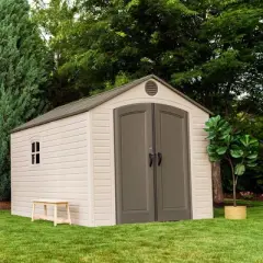 Lifetime 8 ft. x 12.5 ft. Outdoor Storage Shed - 6402