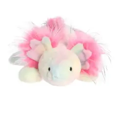 Aurora Large Prism Axolotl Luxe Boutique Exquisite Stuffed Animal Pink 16"