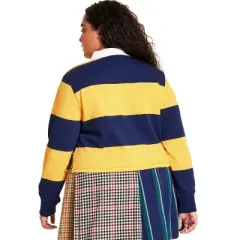 Women's Stripe Collared Long Sleeve Rugby Shirt - Rowing Blazers x Target