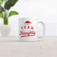 Crazy Dog Team Naughty Mug Funny Xmas Santas Bad List Novelty Cup-11oz