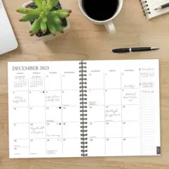 Willow Creek Press 2023-24 Academic Weekly Planner 6.5"x8.5" Softcover Organic Watercolor Dot