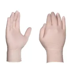 AMMEX Professional Ivory Latex Exam Gloves - Light Duty, Medical Grade - Great for Medical, Dental, Veterinary, Tattoo, and Household and Cleaning