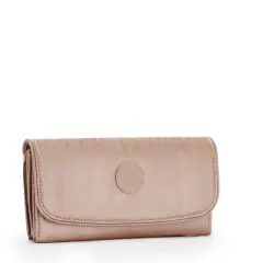 Kipling Money Land Metallic Snap Wallet