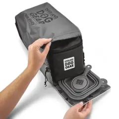 Mobile Dog Gear Dine Away Food Set, Large, Black
