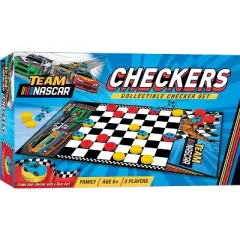 MasterPieces Officially licensed NASCAR Checkers Board Game for Families and Kids ages 6 and Up