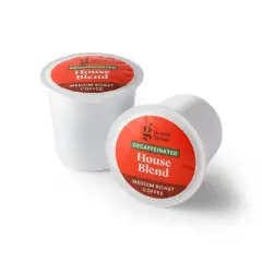 Decaf Medium Roast House Blend Coffee - 16ct Single Serve Pods - Good & Gather&trade;