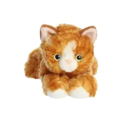 Aurora Mini Flopsie 8" Molly Tabby Cat Orange Stuffed Animal