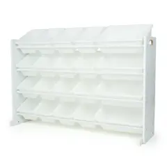 Cambridge Extra Large Toy Storage Organizer with 20 Storage Bins White - Humble Crew