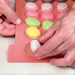 Silikomart Macaroon Silicone Baking Sheet, 35 Cavities